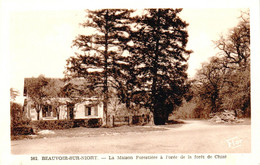 Carte 1930 BEAUVOIR SUR NIORT / MAISON FORESTIERE A L'OREE DE LA FORET CHIZE - Beauvoir Sur Niort