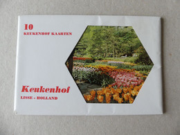 Keukenhof Lisse Holland, 10 Cartes En étui Sur Les Plantations De Tulipes - Lisse