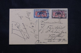 OUBANGUI - Affranchissement Panthères De Bangui Sur Carte Postale ( Danse Indigène ) En 1933 Pour La France - L 75297 - Briefe U. Dokumente