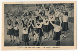 CPA - Scoutisme - Le Salut Des Ames Vaillantes - Le Sourire Toujours - Scouting