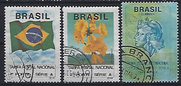 Brazil 1991-93  NVI  (o) Mi.2419,2457,2557 - Used Stamps