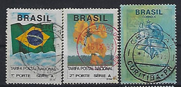 Brazil 1991-93  NVI  (o) Mi.2419,2457,2557 - Usati