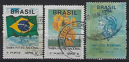 Brazil 1991-93  NVI  (o) Mi.2419,2457,2557 - Usati