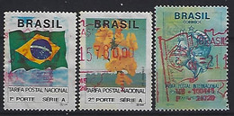 Brazil 1991-93  NVI  (o) Mi.2419,2457,2557 - Usati