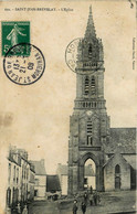 St Jean Brévelay * Rue Et Place De L'église - Saint Jean Brevelay