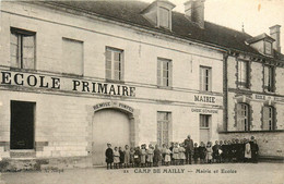 Camp De Mailly * Mairie Et écoles * Groupe Scolaire * Caisse D'épargne Banque Bank Banco * - Mailly-le-Camp
