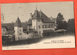 ZBR-05  Lavaux Château De Lutry Construit En 1531 Par Claude De Lutry. Charnaux 5432 Cachet 1905 - Lutry