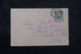 NOUVELLE CALÉDONIE - Entier Postal Type Groupe De Nouméa Pour Paris En 1894 - L 75666 - Postal Stationery