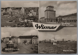 Wismar - S/w Mehrbildkarte 5 - Wismar