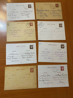 ENTIER POSTAL -lot De 8 Entiers Postaux  PETAIN   ( Voire Scan ) - Collections & Lots: Stationery & PAP