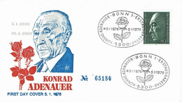 Germany - Mi-Nr 876 FDC (f606)- - 1971-1980