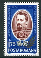 ROMANIA 1973 Prince Alexandru Cuza Centenary, MNH / **.  Michel 3125 - Ungebraucht