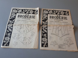 La Broderie LYONNAISE 1965 N° 1204 1215 Alphabets- Layette-Ecussons- Lingerie & - Point De Croix