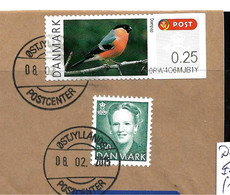 Dänemark007/ Fragment  (Vogel, Königin) 2015  O - Used Stamps
