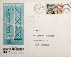 1966 United States 1st TAP Flight New York - Lisbon - Autres & Non Classés