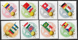 Ungheria/Hungary/Hongrie: Bandiere Delle Nazioni Partecipanti, Flags Of Participating Nations, - 1962 – Chile