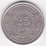 Belize. 25 Cents 1993  Elizabeth II, En Cupronickel. KM# 117 - Belize