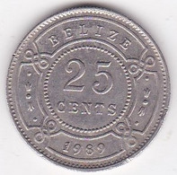 Belize. 25 Cents 1989  Elizabeth II, En Cupronickel. KM# 36 - Belize