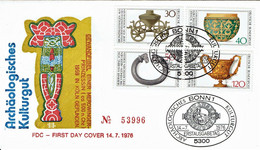 Germany - Mi-Nr 897/900 FDC (f620)- - 1971-1980