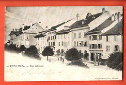 ZBS-07 Avenches  Rue Centrale.  Précurseur, Circulé Sous Enveloppe - Avenches