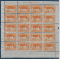 Belgique - Bruxelles 1897 - Vignette Feuillet 20 Exemplaires - Neuf **/* Sans/avec Charnière - B/TB - Erinnophilia [E]