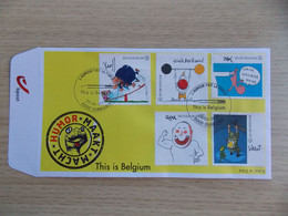 First Day Cover 2011 België  Humor Maakt Macht / This Is Belgium FDC P 1717 II - 2011-2014