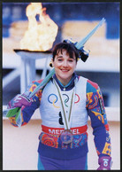 Blanca Fernández Ochoa (1963-2019) Medalla Bronce Juegos Olímpicos Albertville 1992, Winter Olympics, Slalom, Olympiques - Olympische Spiele