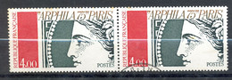 Oblitéré - Paire - 1975 Y&T 1833 (MI 1919) ARPHILA 75 PARIS CERES - (7) - Afgestempeld