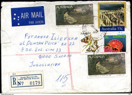 Australia,1988, Cancel:South Marrickvill, Now South Wales To Skopje, Macedonia Ascan - Andere & Zonder Classificatie
