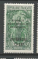 OUBANGUI N° 75 NEUF* TRACE DE CHARNIERE  / MH - Unused Stamps