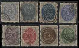 Denmark (03) 1870 Numerals In Skilling. Used. - Autres & Non Classés