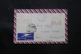 EGYPTE - Enveloppe De Port Saïd Pour La France En 1961, Cachet Paquebot, Affranchissement Mécanique  - L 76345 - Brieven En Documenten