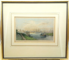 Paysage Urbain De Rotterdam (Pays Bas)/ Stadsgezicht Rotterdam/ City View Of Rotterdam (NL), 1858 - Kunst