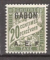 Gabon: Yvert Taxe  N° 3* - Timbres-taxe