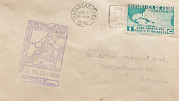 A) 1936, CUBA, FREE ZONE OF THE PORT OF MATANZA, FDC, COMMUNICATIONS SECRETARY - Other & Unclassified