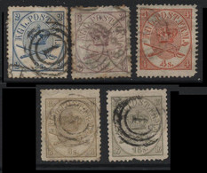 Denmark (06) 1864 Arms. Used Set. - Other & Unclassified