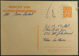 BELGIQUE - Entier Postal 1987 - Avis Changement Adresse - Brugge Le 04.02.1987 - BE - Adressenänderungen