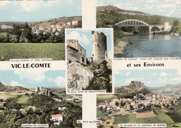 Vic-le-Comte 63 - Vues Diverses Et Environs - Editions Combier - Vic Le Comte