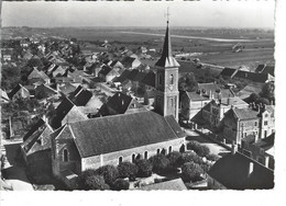 39 - TAVAUX - ( JURA ) - T.Belle Vue D'avion Au-dessus Du Centre Bourg Et De L'Eglise - Tavaux