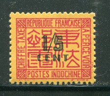 INDOCHINE- Taxe Y&T N°57- Neuf Avec Charnière * - Postage Due