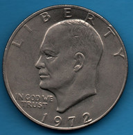 USA 1 DOLLAR 1972 KM# 203 "Eisenhower Dollar" - 1971-1978: Eisenhower