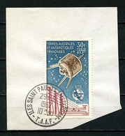 TAAF 1965 PA N° 9 Oblitéré Used Superbe C 225.00 € UIT Espace Space Satellite Télécommunications - Used Stamps
