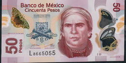 MEXICO P123Aa 50 PESOS 12.6.2012 Serie B    UNC. - Mexico