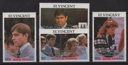 St Vincent - N°957 à 960 - Couple Royal - Cote 9€ - ** Neuf Sans Charniere - St.Vincent (1979-...)