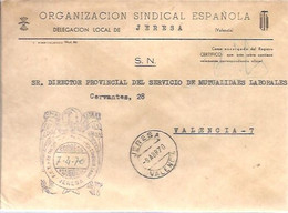 CARTA 1970 JERESA - Postage Free