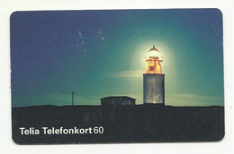 Sweden, Telia, Lighthous  1995. - Lighthouses