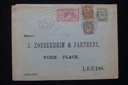 ALEXANDRIE - Enveloppe Commerciale Pour Leeds ( Royaume Uni ) En 1903, Affranchissement Blancs / Merson - L 77048 - Briefe U. Dokumente