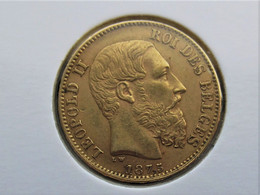 Belgie 20 Francs 1875 - 20 Frank (goud)