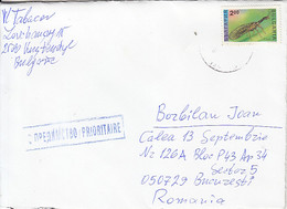 91773-FLY STAMPS ON COVER, 2019, BULGARIA - Lettres & Documents