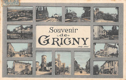 A-20-6885 : SOUVENIR DE GRIGNY. VUES MULTIPLES. - Grigny